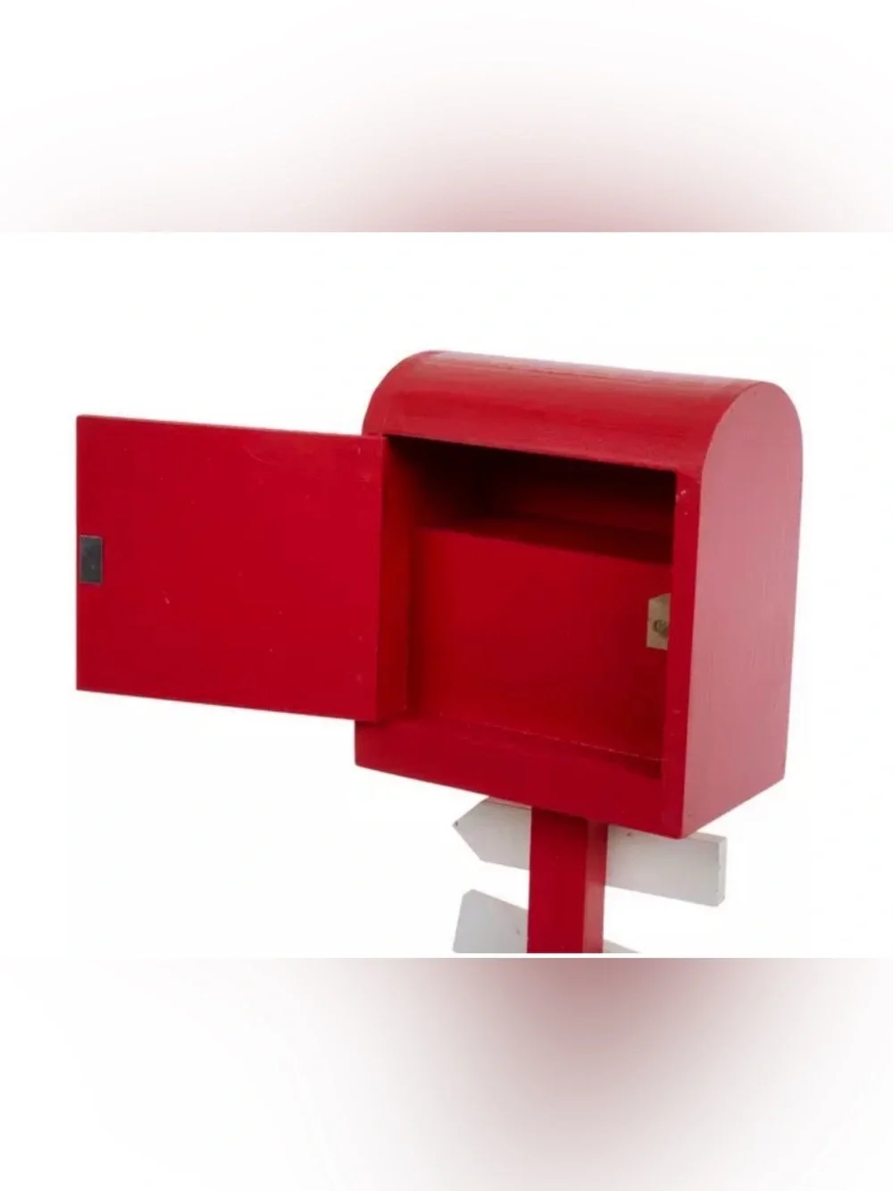 Santa Mailbox Days 'Til Christmas Countdown Calendar Santa Mail Red Countdown to